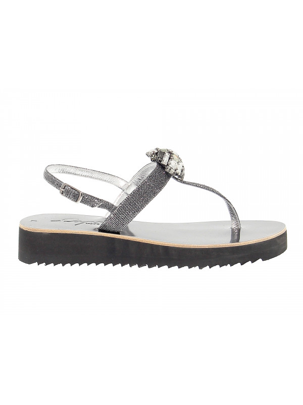 Flat sandals Capri in leather