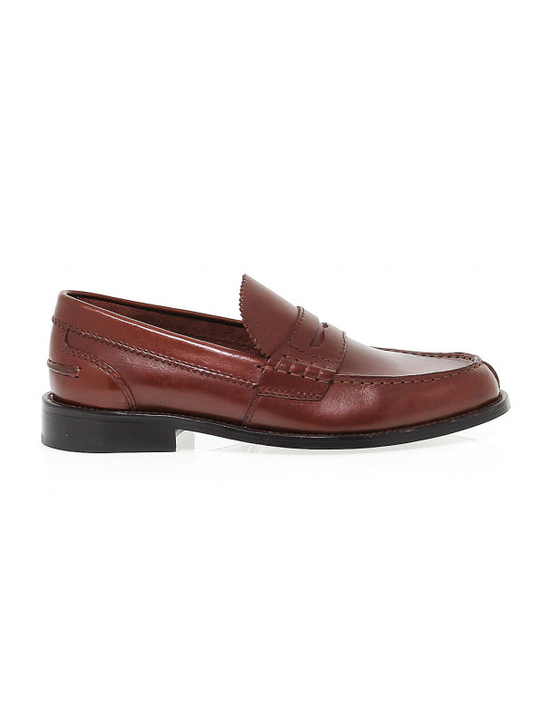 Loafer Clarks BEARY in brown leather 