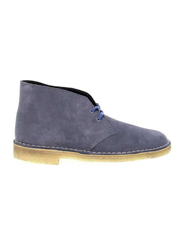 Clarks desert boot denim blue clearance