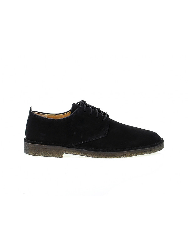 Lace-up shoes Clarks DESERT LONDON in black suede leather