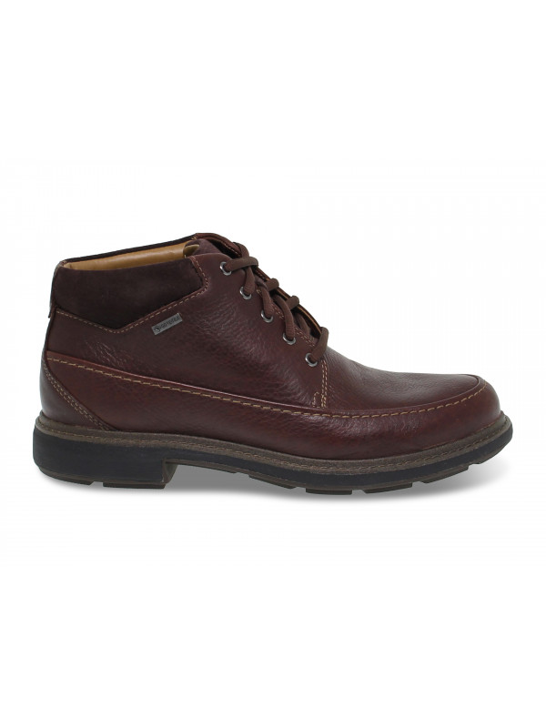 Low boot Clarks GORETEX in dark brown leather