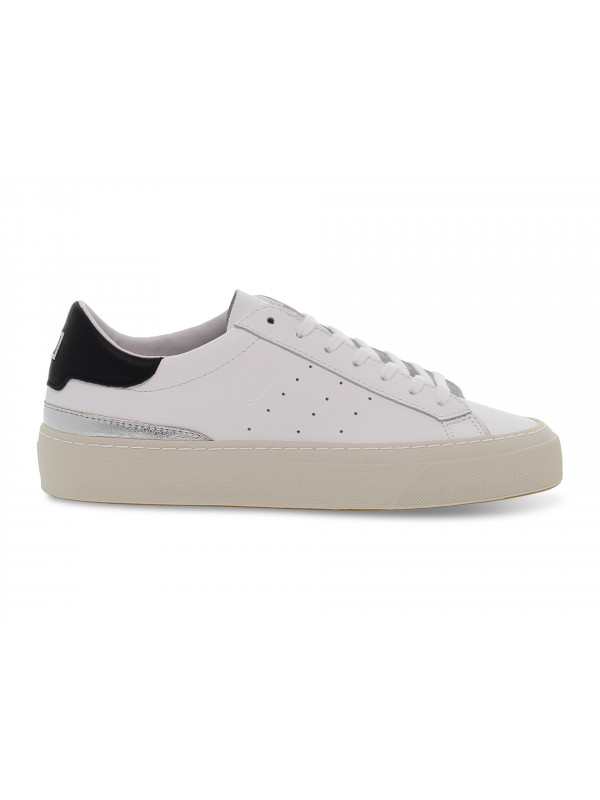 Sneakers D.A.T.E. SONICA LEATHER in white leather