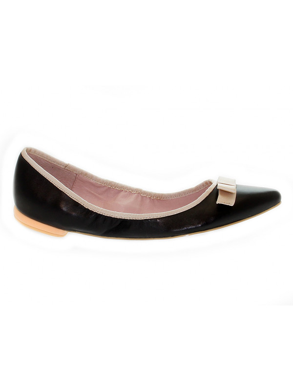 Flat shoe Fornarina in leather Guidi Calzature New Collection Fall Winter 2024 Guidi Calzature
