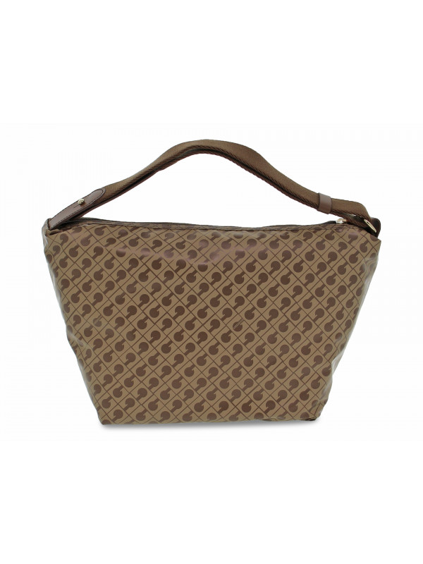 Shoulder bag Gherardini EASY SOTTOBRACCIO in brown fabric