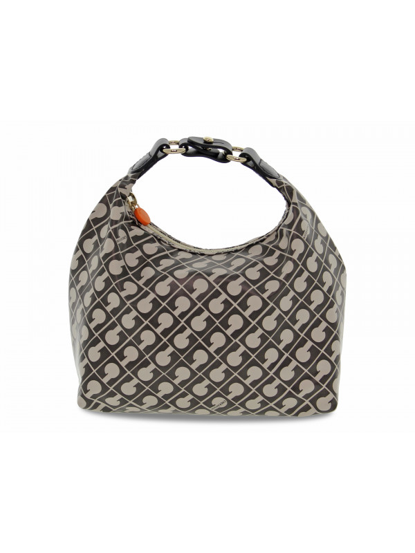 Handbag Gherardini EASY BEAUTY LUGGAGE in dark gray fabric
