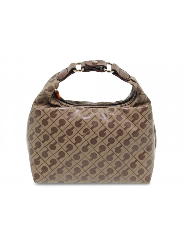 Handbag Gherardini EASY BEAUTY in brown fabric