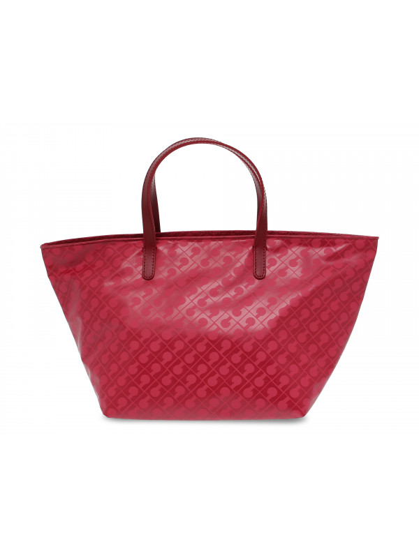 Tote bag Gherardini EASY SHOPPING BAG GRANDE in red fabric