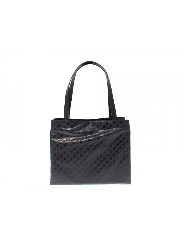 Tote bag Gherardini SOFTY SHOPPING BAG in black fabric