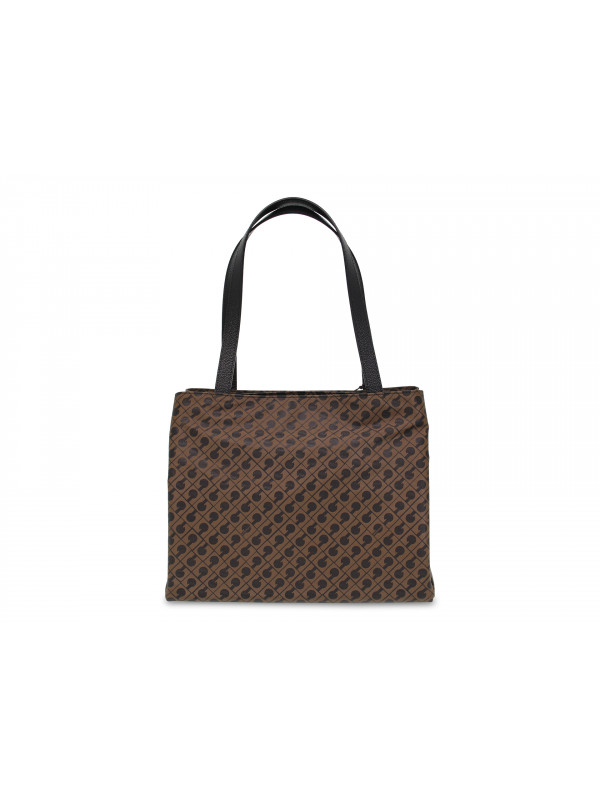 Tote bag Gherardini SOFTY SHOPPING BAG in tobacco fabric