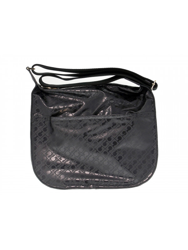 Shoulder bag Gherardini SOFTY CROSS BODY in black fabric