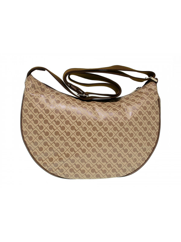 Shoulder bag Gherardini SOFTY CROSSBODY in brown fabric