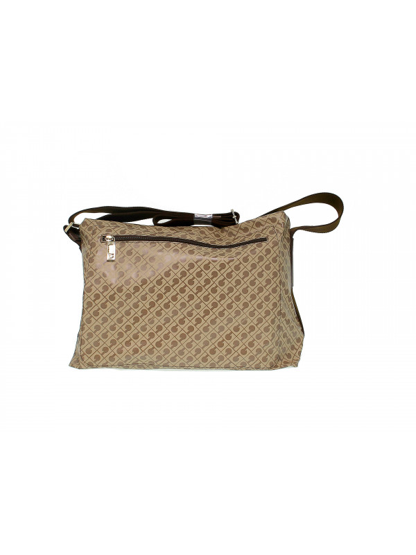 Shoulder bag Gherardini SOFTY MESSENGER in brown fabric