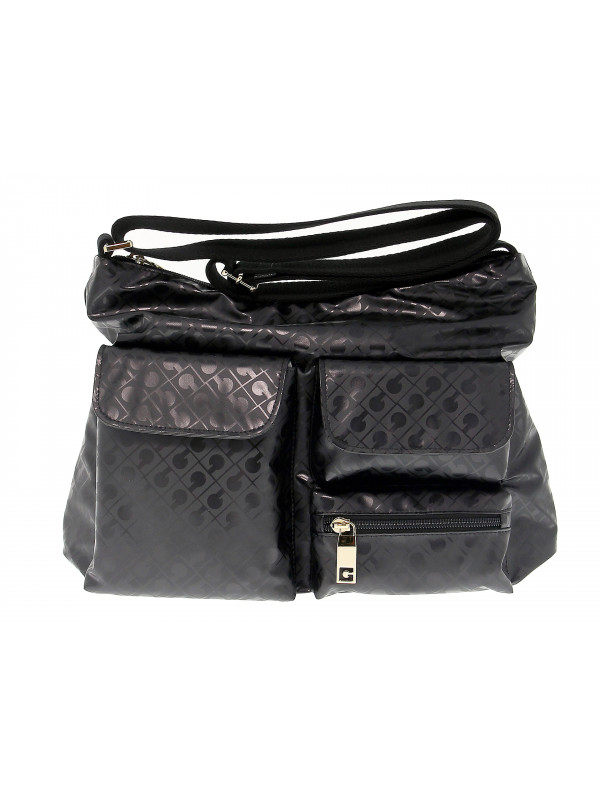 Shoulder bag Gherardini SOFTY CROSSBODY in black fabric