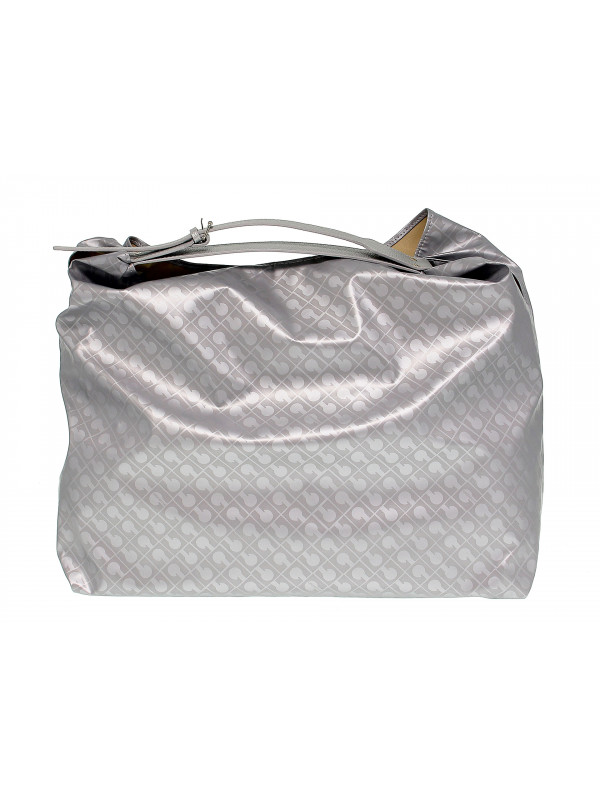 Shoulder bag Gherardini SOFTY SACCA CON BUSTINA in grey fabric