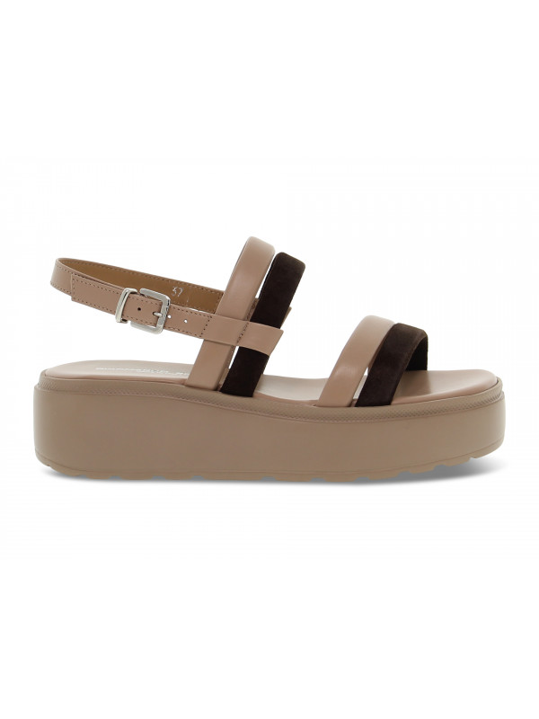 Wedge Gianmarco Sorelli PALOMA in face powder leather