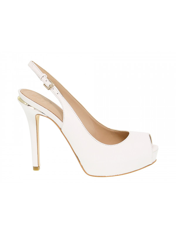 Heeled sandal Guess HARTLIE in leather Guidi Calzature New Collection Fall Winter 2024 Guidi Calzature