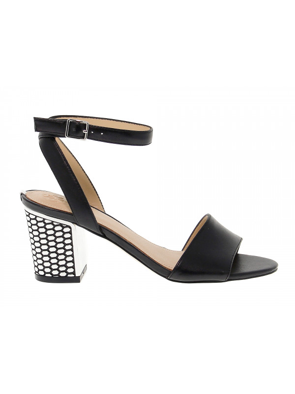 Heeled sandal Guess in leather