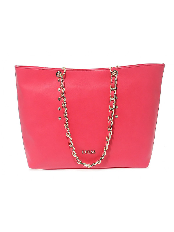 Tote bag Guess JOY in leather