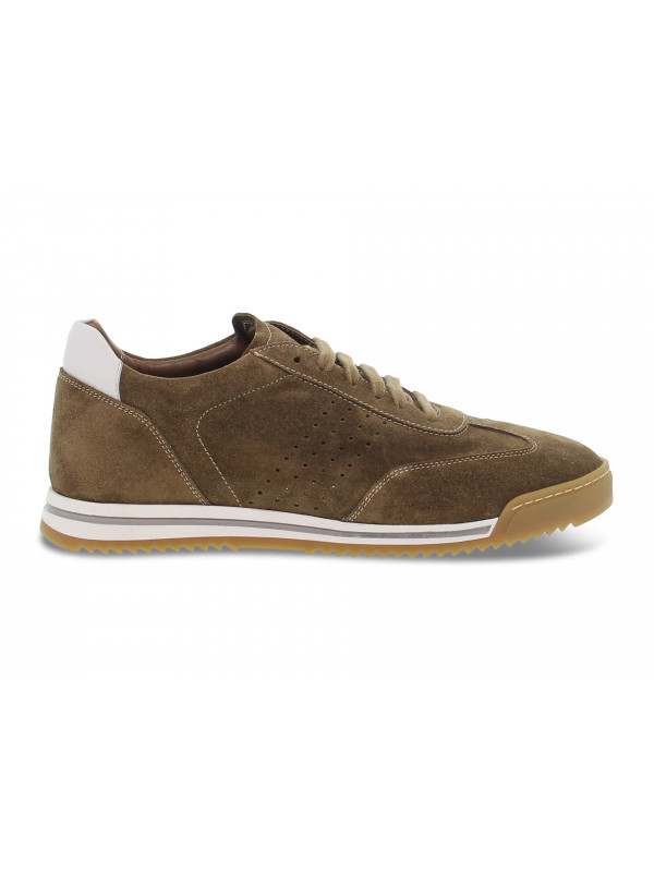 Sneakers Guidi Calzature TESTONI UOMO in tobacco suede leather