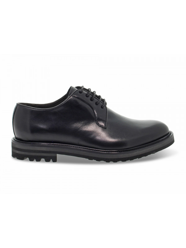Lace-up shoes Guidi Calzature STILE INGLESE in black leather