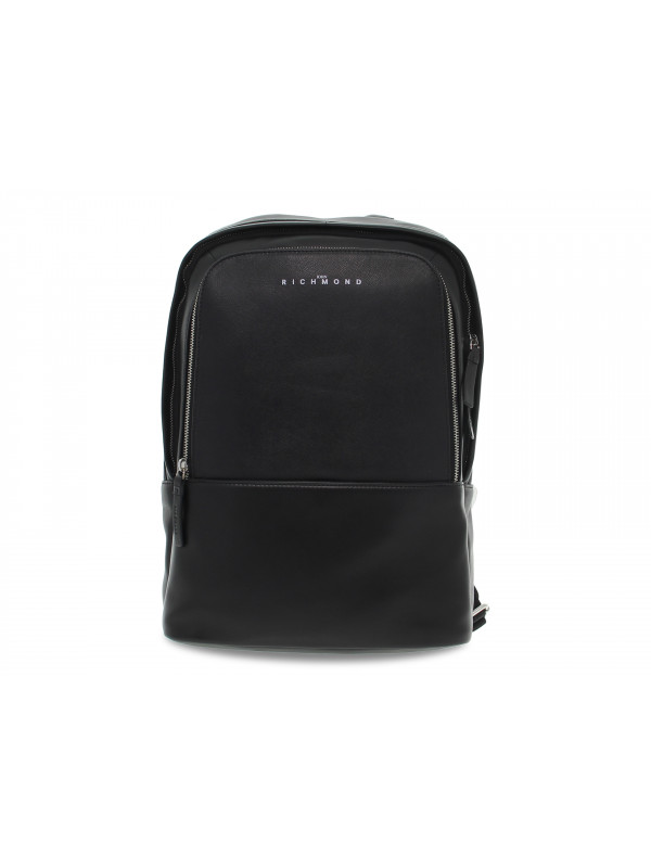 Backpack John Richmond BACKPACK in black leather