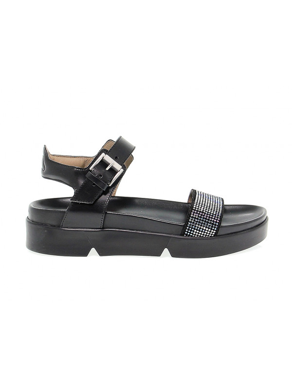 Flat sandals Janet Sport in leather