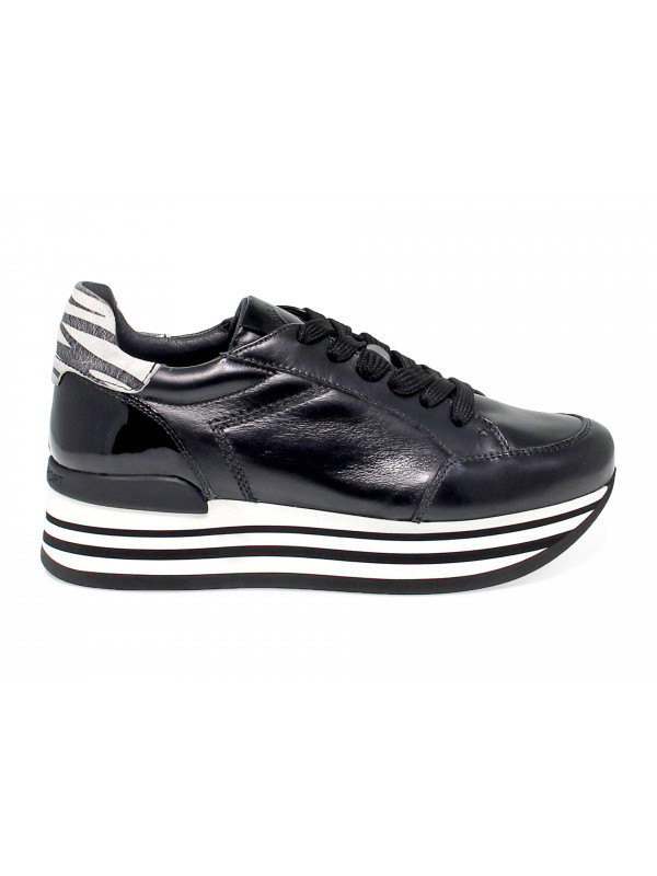 Sneakers Janet Sport in black leather - Guidi Calzature - Sales Fall ...