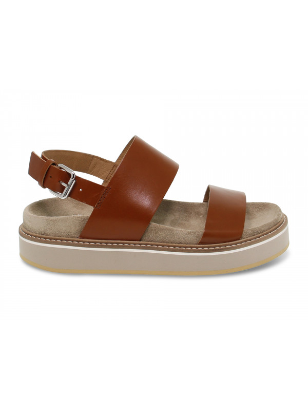Flat sandals Janet Sport in leather leather