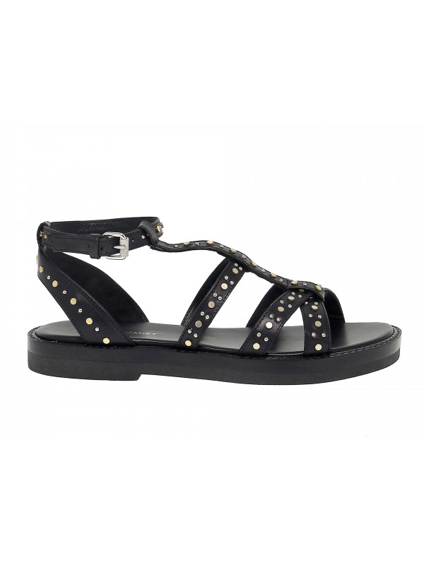 Flat sandal Janet And Janet in leather Guidi Calzature New Collection Fall Winter 2024 Guidi Calzature