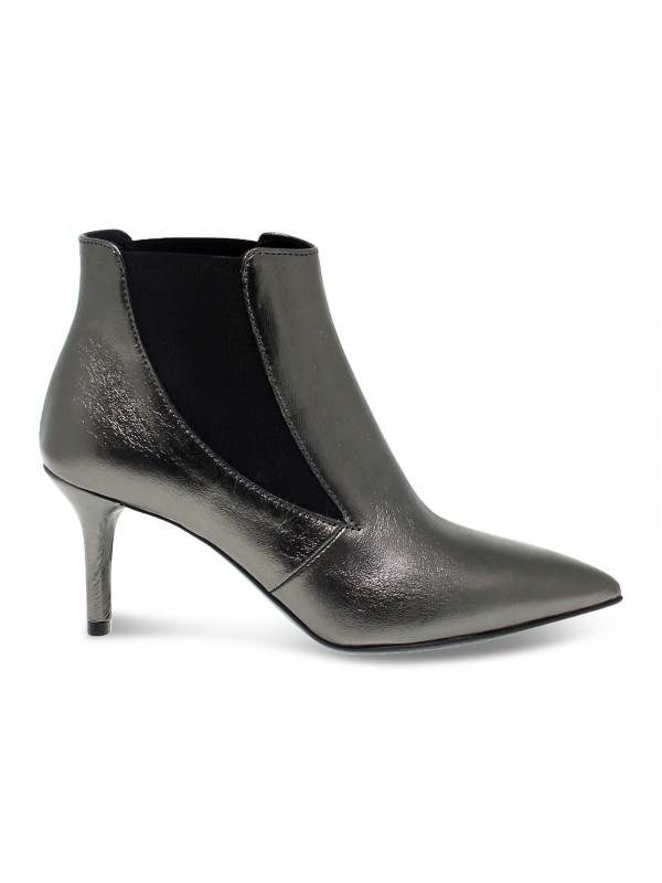 Ankle boot Janet And Janet in gunmetal laminate