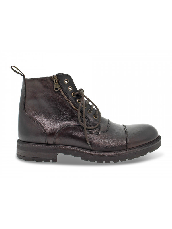 Low boot Jp David STILE INGLESE in brown leather