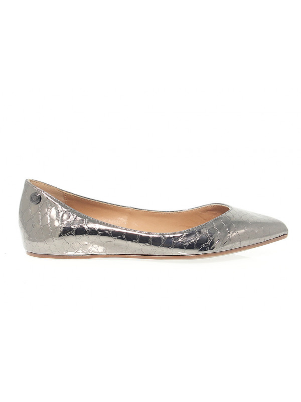 Flat shoe Love Moschino in leather