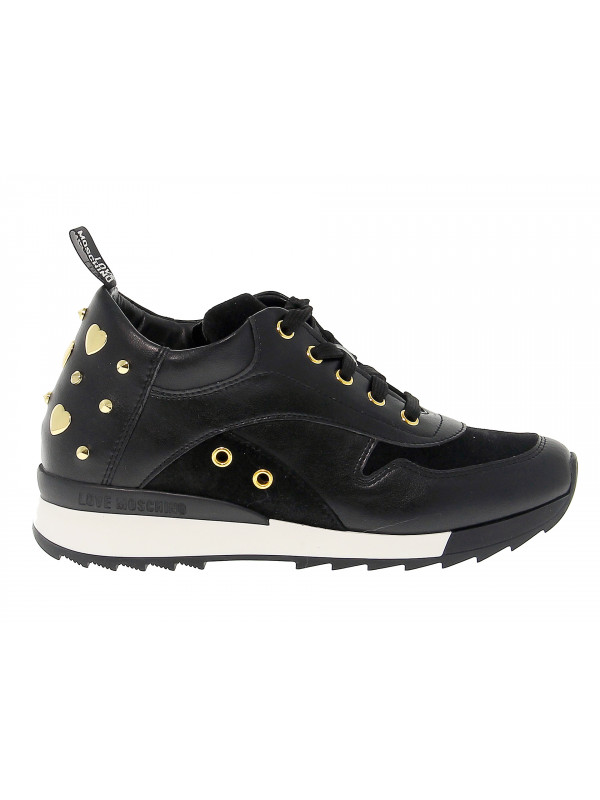 Sneakers Love Moschino in leather