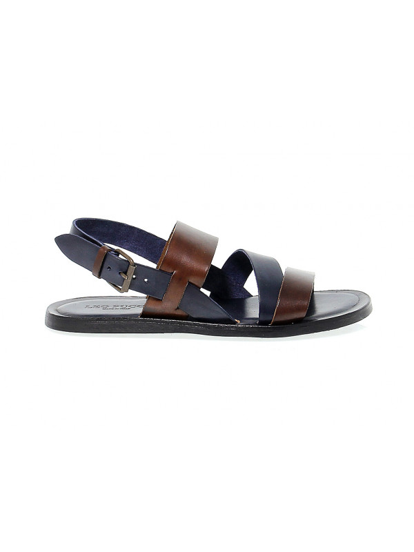 Sandal Leo Pucci in brown leather Guidi Calzature Sales Fall