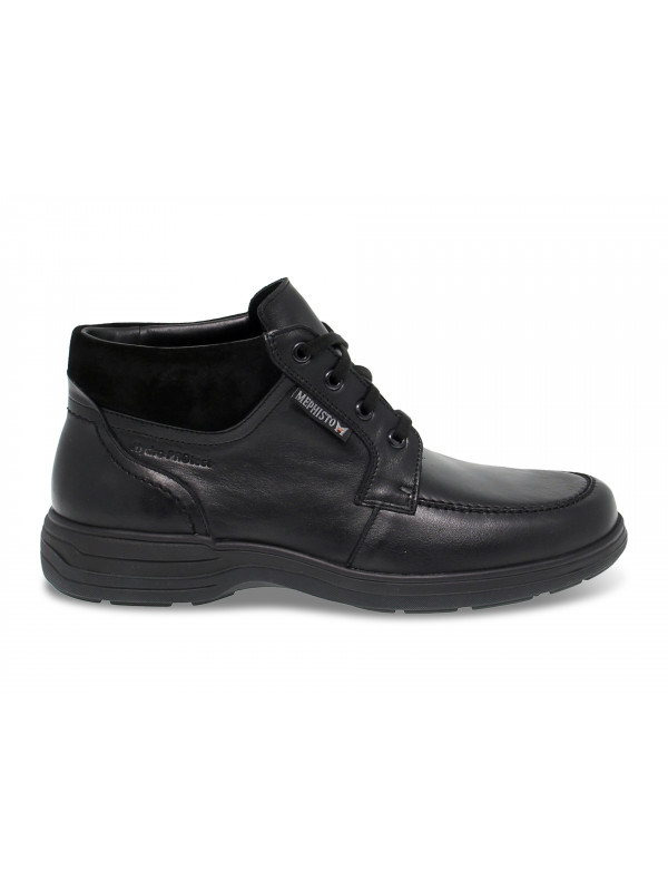 Low boot Mephisto DARWIN RIKO in black leather Guidi Calzature New Collection Fall Winter 2024 Guidi Calzature