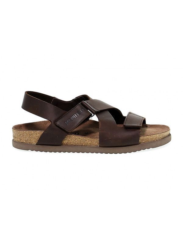 Sandal Mephisto NADEK SCRATCH in dark brown nubuck