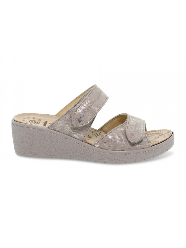 Flat sandals Mephisto PAULA LIGHT MOBILS ERGONOMIC in sand laminate