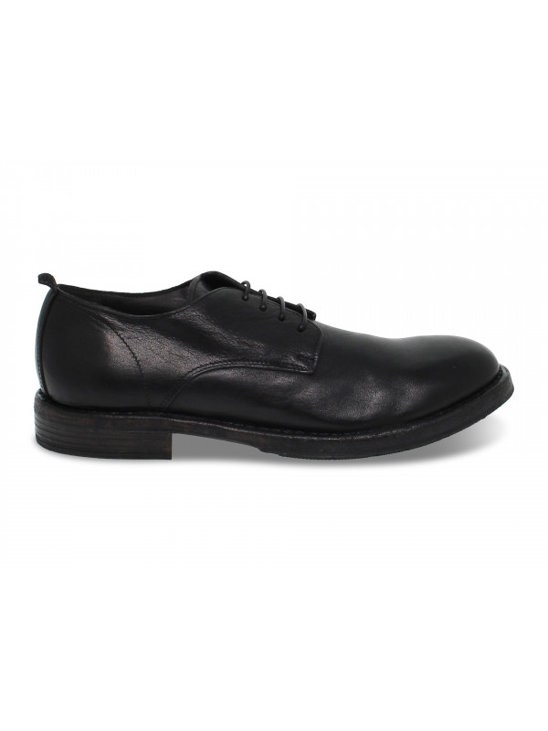 Lace-up shoes Moma in black leather