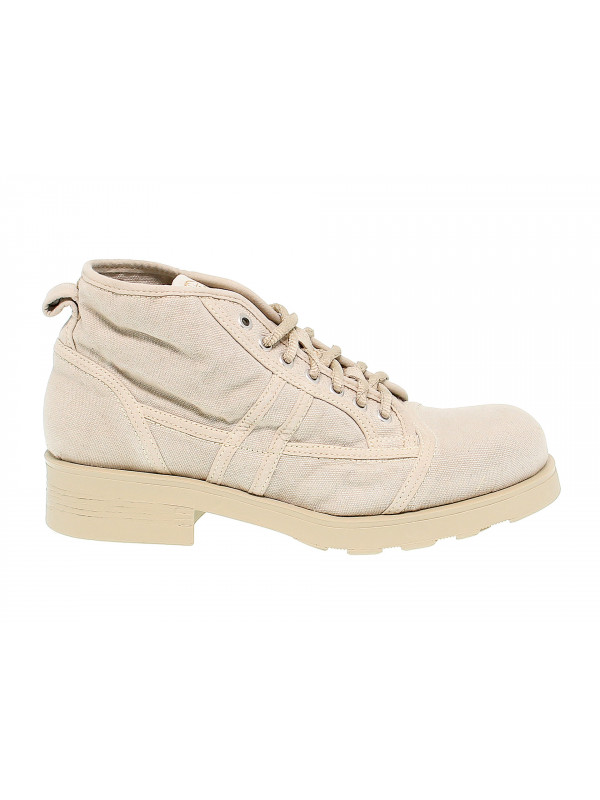 Low boot OXS FRANK in beige fabric
