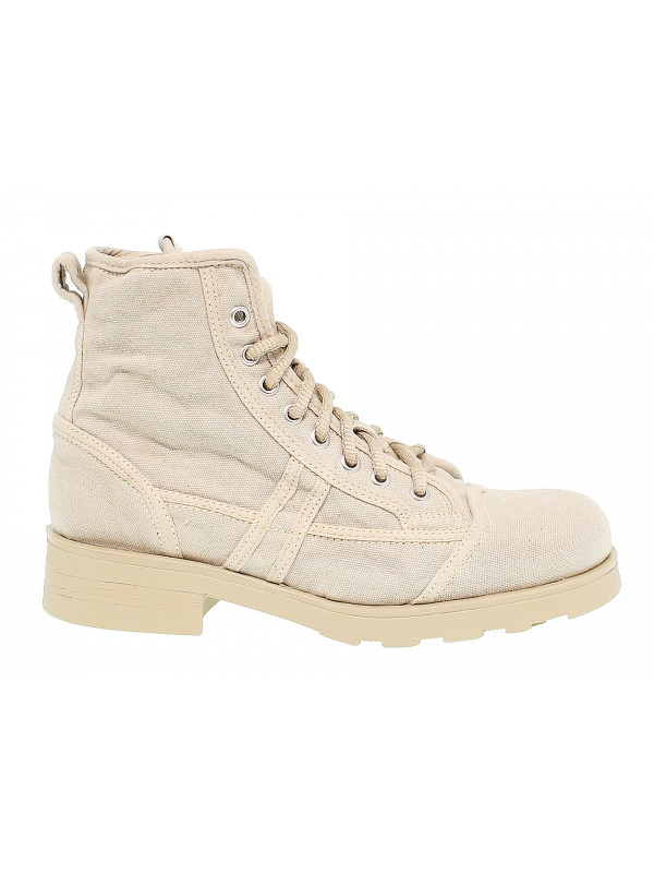 Low boot OXS FRANK in beige fabric - Guidi Calzature - New  display picture 3