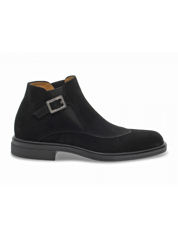 Ankle boot Cesare Paciotti BEATLES STILE INGLESE in black suede leather