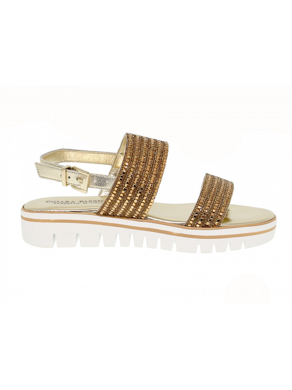 Flat sandals Pasquini Calzature in leather