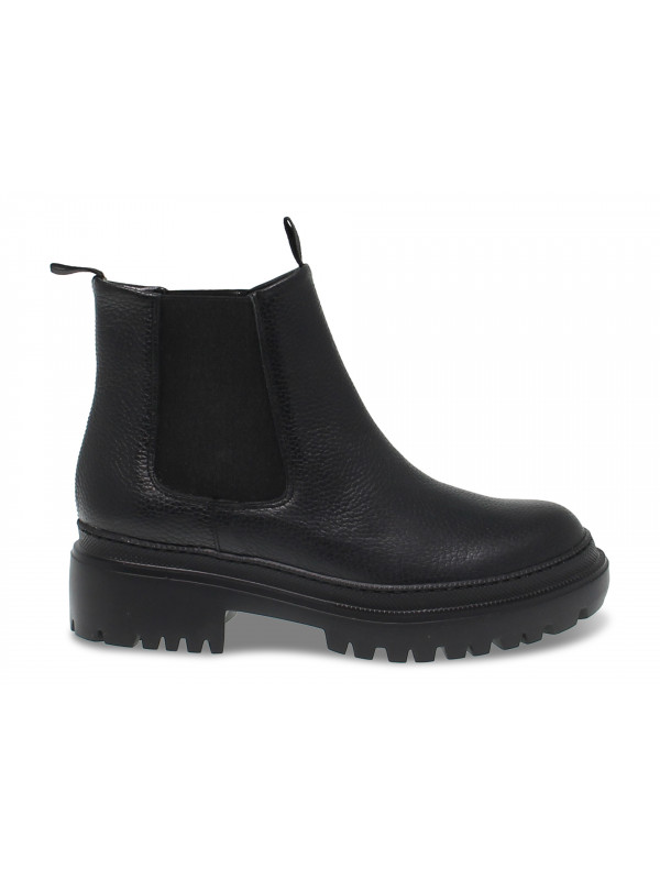 Ankle boot Pollini BEATLES in black leather - Guidi Calzature - Spring Summer 2023 Collection - Guidi Calzature