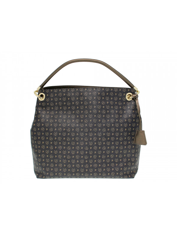 Tote bag Pollini HERITAGE in leather