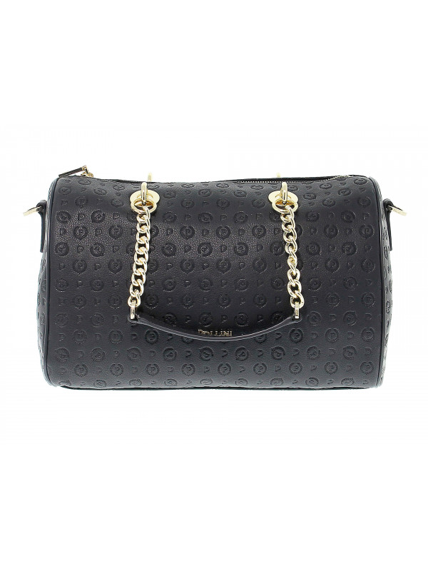 Handbag Pollini TAPIRO EMBOSSED in leather