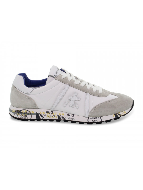 Sneakers Premiata LUCY in white nylon Guidi Calzature New Collection Fall Winter 2024 Guidi Calzature