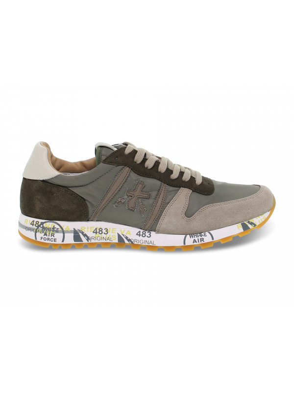 Sneakers Premiata ERIC in beige suede leather