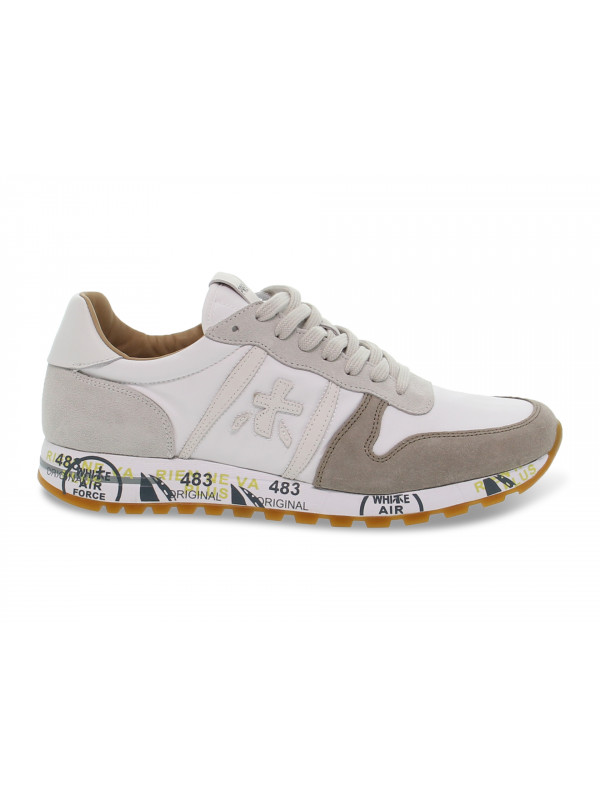 Sneakers Premiata ERIC in white suede leather