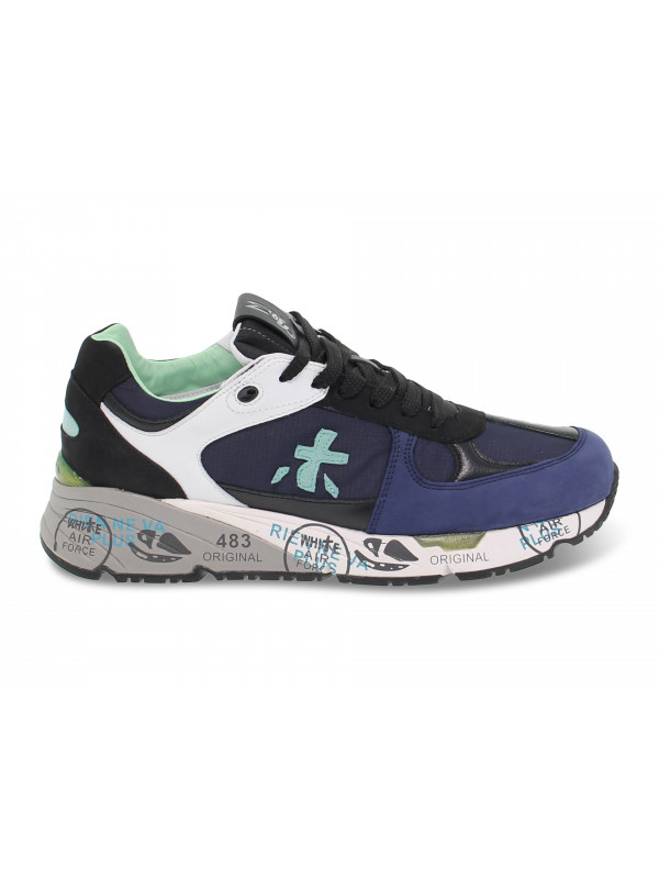 Sneakers Premiata MASE in blue nylon