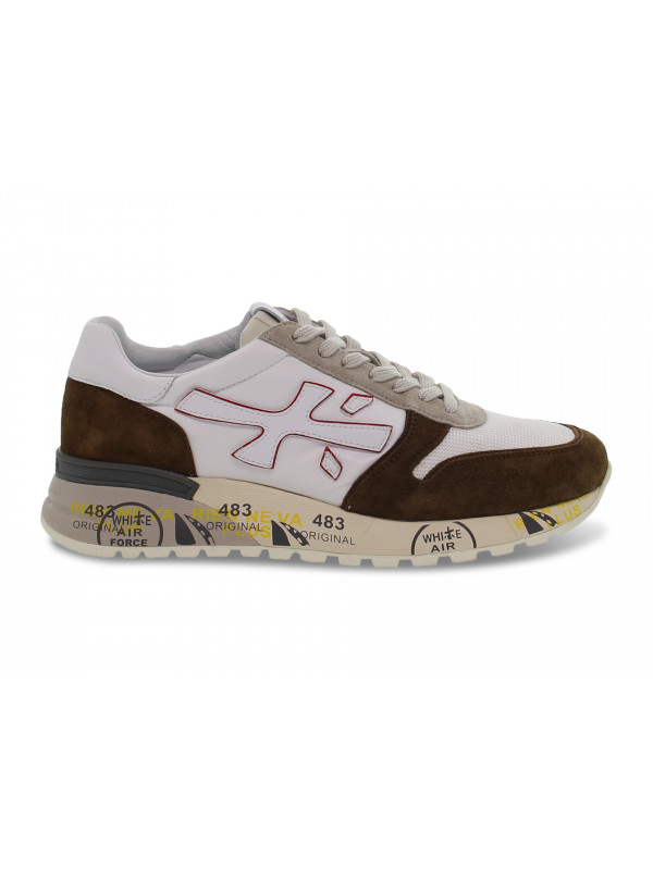 Sneakers Premiata MICK in brown suede leather